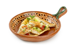 Fish Taco: A warm corn tortilla filled with lightly seasoned, grilled fish topped with crisp lettuce, fresh pico de gallo, and a squeeze of lime. Simple, fresh, and full of flavor.